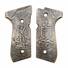 Beretta 92 full-size maple grips - Quis Ut Deus V2 / hand-painted
