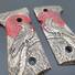 Beretta 92 Full-Size Maple Grips - Red Raven / Hand-painted