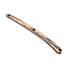 Deejo 37G maple handle scales - Roughness Bronze / hand-painted