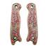 Ka-Bar Becker Short maple handle scales - Sakura / hand-painted