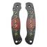 Spyderco Military 2 maple handle scales - Soft Touch Japan / hand-painted