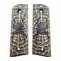 Gearhead Archery 1911 Slider maple grips - Spider X Web Black Red Gold / hand-painted