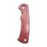 Hinderer Project X amaranth handle scales - Traditional / hand-painted