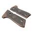 Beretta 92 Full-Size Walnut Grips - Classic V2 Medallion Dark / Hand-painted