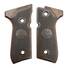 Beretta 92 full-size walnut grips - Classic V2 Medallion Dark / hand-painted