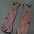 Benchmade Bailout 537 Maple Scales - Fibers Dark Blood / Hand-painted