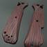 Benchmade Grizzly Creek 15060-2 maple handle scales - Fibers Dark Blood / hand-painted