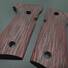 Beretta 92 Full-Size Maple Grips - Fibers Dark Blood / Hand-painted