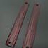 CRKT CEO Flipper maple handle scales - Fibers Dark Blood / hand-painted