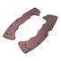 Cold Steel 5-Max maple handle scales - Fibers Dark Blood / hand-painted