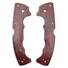 Cold Steel 5-Max maple handle scales - Fibers Dark Blood / hand-painted