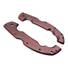 Fibers Dark Blood - Cold Steel Voyager Extra Large Knife Scales by Svechnikov Knives