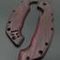 Fibers Dark Blood - Cold Steel Voyager Large Knife Scales by Svechnikov Knives