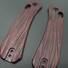Knafs Lander 3 maple handle scales - Fibers Dark Blood / hand-painted