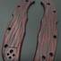 Fibers Dark Blood - Spyderco Endura 4, Matriarch 2 Knife Scales by Svechnikov Knives