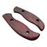 Spyderco Mule Team/2 maple handle scales - Fibers Dark Blood / hand-painted