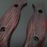 Spyderco Mule Team/2 maple handle scales - Fibers Dark Blood / hand-painted