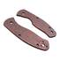 Spyderco Persistence maple handle scales - Fibers Dark Blood / hand-painted