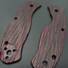 Spyderco Persistence maple handle scales - Fibers Dark Blood / hand-painted