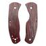 Spyderco Persistence maple handle scales - Fibers Dark Blood / hand-painted