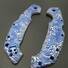 Cold Steel Voyager Large maple handle scales - Japan Wave / hand-painted