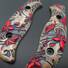 Spyderco Mule Team/2 maple handle scales - Japanese Maple / hand-painted