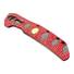 Zero Tolerance ZT 0308 maple handle scales - Katana Red Gold Coin / hand-painted