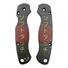 Spyderco Para Military 2 maple handle scales - Soft Touch Japan / hand-painted
