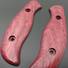 Traditional Amaranth - Spyderco Mule Team, Mule Team 2 Knife Scales by Svechnikov Knives