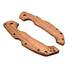 Cold Steel Voyager Large walnut handle scales - Traditional / hand-painted