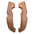 Cold Steel Voyager Large walnut handle scales - Traditional / hand-painted