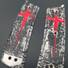 Trash Polka Cross - Chaves Scapegoat Street Knife Scales by Svechnikov Knives