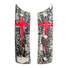 Trash Polka Cross - Chaves Scapegoat Street Knife Scales by Svechnikov Knives