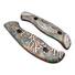 Spyderco Mule Team/2 maple handle scales - We Are All Mad Here / hand-painted