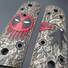 1911 full-size Magwell maple grips - Deadpool / hand-painted