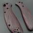 Fibers Dark Blood - Benchmade Griptilian 550, 551 Knife Scales by Svechnikov Knives