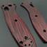 Fibers Dark Blood - Benchmade Mini Barrage 585 Knife Scales by Svechnikov Knives