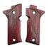 Beretta 80X Cheetah maple grips - Fibers Dark Blood / hand-painted