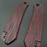 CIVIVI Vision FG maple handle scales - Fibers Dark Blood / hand-painted