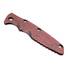 Hinderer Eklipse 3.5 maple handle scales - Fibers Dark Blood / hand-painted