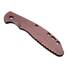Hinderer XM-24 maple handle scales - Fibers Dark Blood / hand-painted