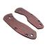 Spyderco Ambitious maple handle scales - Fibers Dark Blood / hand-painted