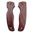 Spyderco Shaman maple handle scales - Fibers Dark Blood / hand-painted