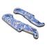 MKM Isonzo maple handle scales - Japan Wave / hand-painted