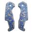 MKM Isonzo maple handle scales - Japan Wave / hand-painted