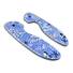 Spyderco Efficient maple handle scales - Japan Wave / hand-painted