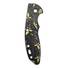 Hinderer XM-18 3.5 lefty maple handle scales - Japanese Maple Black Gold / hand-painted