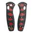 Benchmade Mini Barrage 585 maple handle scales - Katana Black Red / hand-painted