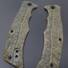 Buck 252 Trunk maple handle scales - Leaf Dark Green / hand-painted