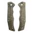 Buck 252 Trunk maple handle scales - Leaf Dark Green / hand-painted
